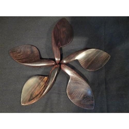 5 pcs Professional natural ebony violin chinrest 4/4,violin parts