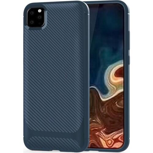 10pcs/lot For iphone 11 Pro Carbon Fiber Quakeproof TPU Case For Iphone 11 For Iphone 11 Pro Max 2019