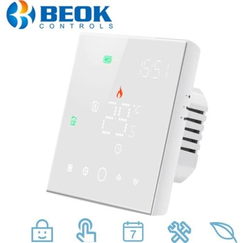 Beok Room Temperature Controller Digital 220V Thermostat for Gas Boiler Heating Programmable Thermostato