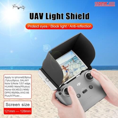 For DJI Mini 2 Sunhood Remote Controller Sunshade Foldable Smartphone Sun hood cover for Dji Mavic Air 2S Air2 Drone Accessories
