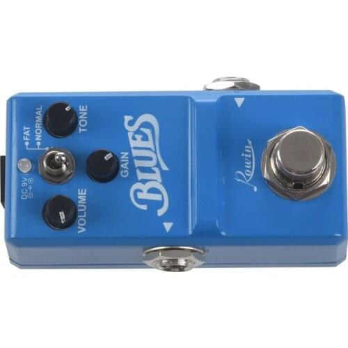 Guitar Effect Pedal Blues Style Overdrive Box Guitar Effect Pedal True Bypass Design Aluminum Alloy Housing