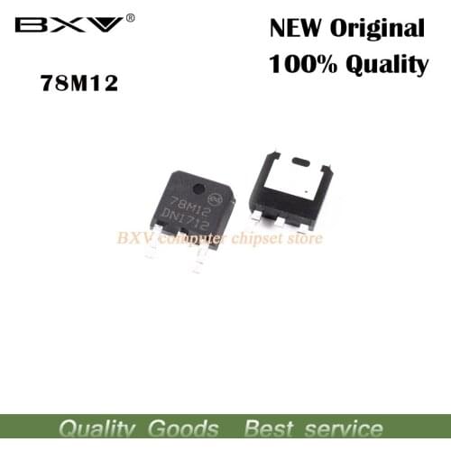 20PCS 78M12 L78M12CDT L78M12 TO-252-2(DPAK) 12V voltage regulator
