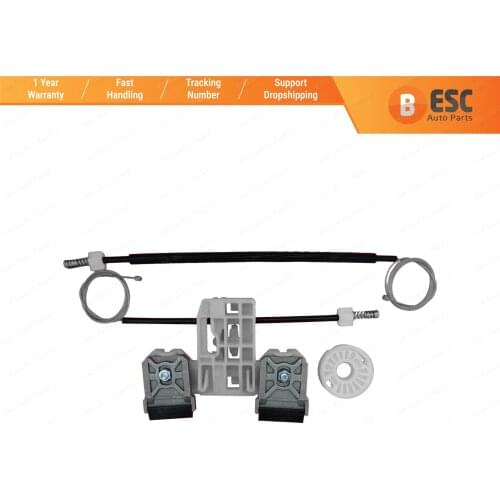 ESC EWR5074 Window Regulator Repair Kit Front Left Driver Side for Skoda Fabia 5J MG 2008-2014
