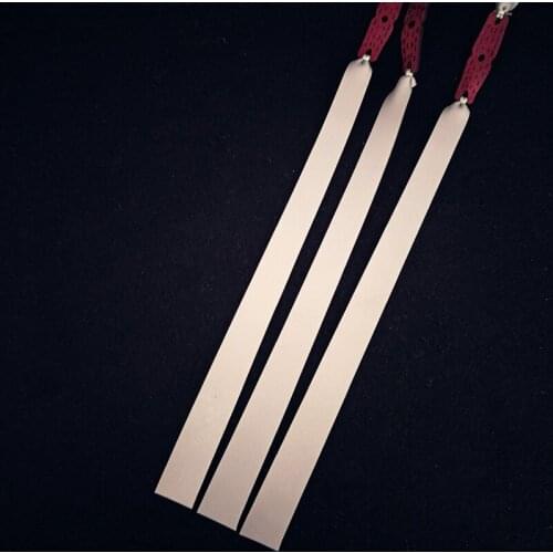 3pc Slingshots Flat Rubber Band Thicknes 1mm 6 Color Catapult Natural Latex Flat Elastic Resilient for Shooting hunting
