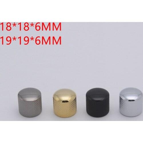 1 Piece Metal Dome Tone volume Knob For Electric Guitar Bass 18 Splines