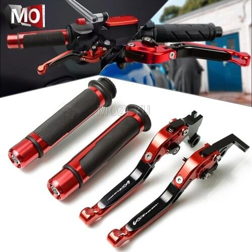 Motorcycle CNC Brake Clutch Levers Handlebar Hand Grips For Suzuki DL650/V-STROM DL 650 2004-2010 2005 2006 2007 2008 2009