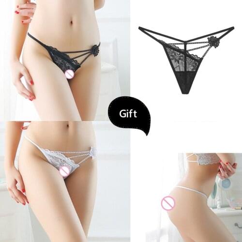Women Sexy Panties Lace G-string Thongs Sexy Panties Flower Hollow out Erotic Underwear Sexy Panties For women Couple Panties