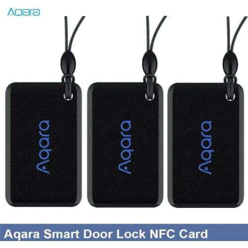 New Aqara Smart Door Lock NFC Card Support Aqara Smart Door Lock N100 N200 P100 Series App Control EAL5+ Chip For Home Security