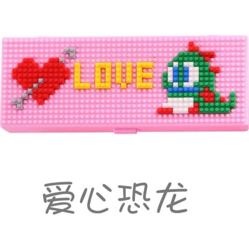 DIY Funny Children Storage Box gld2 Cartoon Little Dinasaur Bithday Dophin Ladybird Unicorn Boys Girls Blocks Set