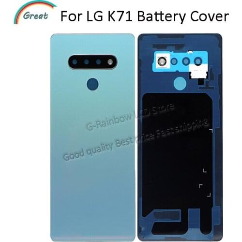 For LG K71 Back housing Battery Cover Rear Door Case For LG K71 LMQ730HA, LM-Q730HA battery door Replacement