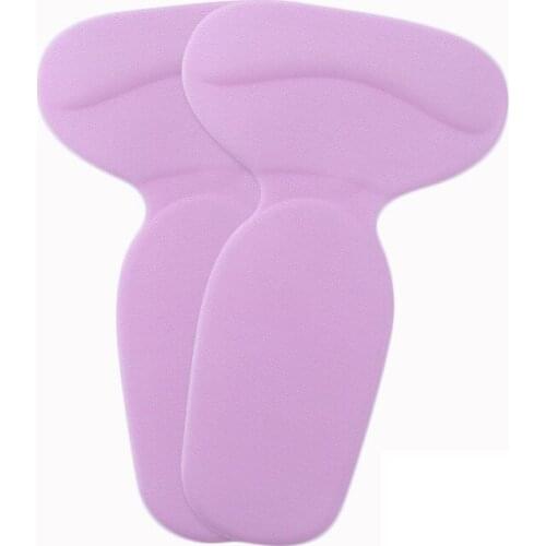 1Pair Anti Slip High Heel Shoes Almofada Insole For Shoes Massage Cushion Pads Insert Stickers Soletta Foot Care Random Color