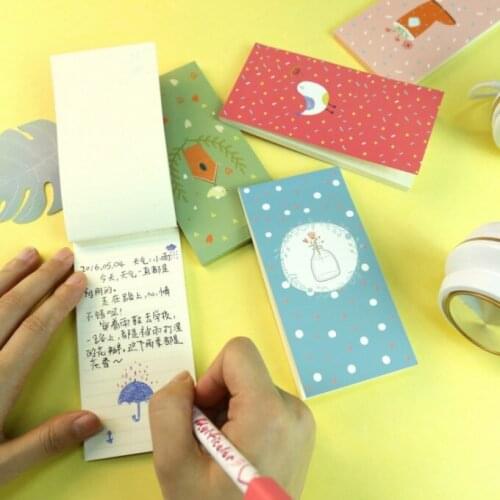 1pcs Korea Creative Stationery Planner Portable Notepad Learning Notebook Notepad Calendar Calendar