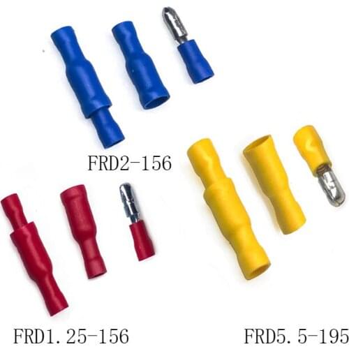 100set MPD (FRD) 1.25-156 Bullet Male And Female Terminal Plug Crimp Wire Cable Connector Electric Wire Adapter Blocks