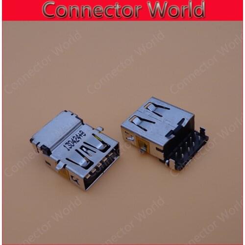2-10pcs Female USB 3.0 Connector For Dell 7737 5437 Latitude 3440 Series Laptop Motherboard 3.0 Socket Data Port