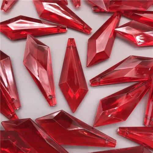 Lighting Accessories 18x48mm Sword Pendant Plastic Beaded Acrylic Beads charm bracelet jewellery making supplies