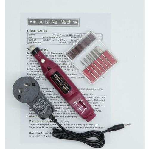 One set professional electric nail drill machine great price nail file manicure machine nail file nail drill AU