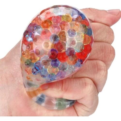 Spongy Rainbow Ball Squeeze Squishy Antistress Funny Toy Squeezable Squishy Toy Stress Relief High Quality Squeeze Ball Toys