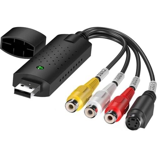 USB2.0 Video Capture Card High Speed Multifunctional Audio Grabber placa de video for Recording Monitoring Live Broadcas