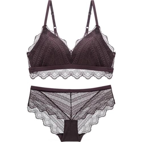 Lace wirefree comfort bra push up padded bra daily blue black white purple CYHWR