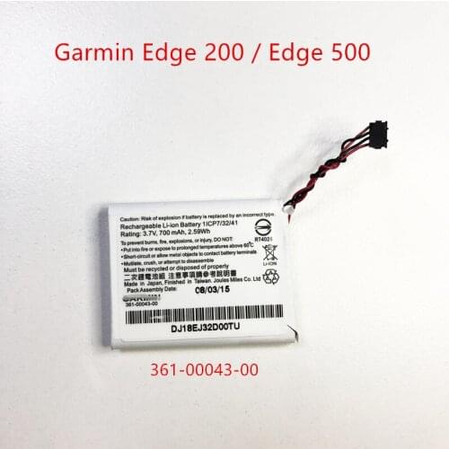 Li-ion Battery 361-00043-00 For GARMIN Edge 200 Edge 500 original battery replacement