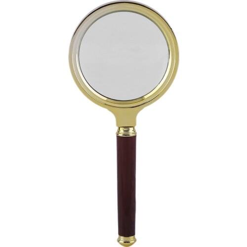 GENBOLI 60/70/80MM 10X Professional Handheld Jewelry Magnifier Magnifying Glass Portable Size Reading Newspaper Jewelry Loupe