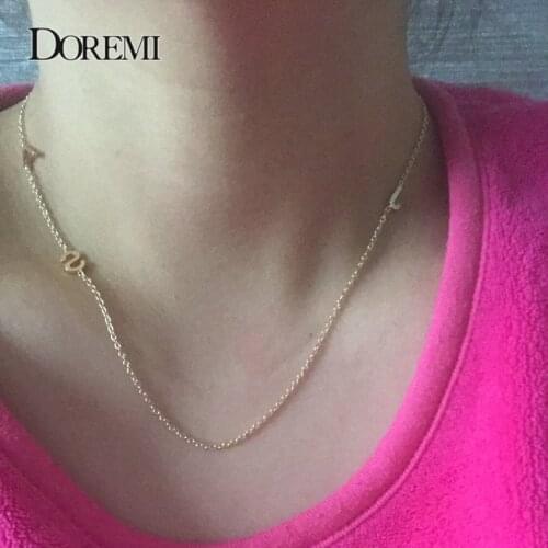 Custom Letter Necklace VOTE NECKLACE Personalized Name Jewelry Letter Necklace