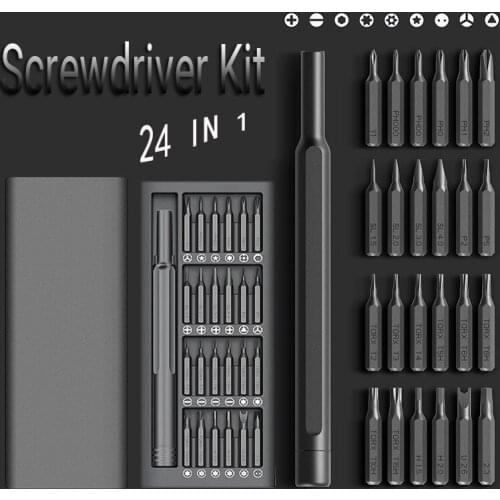 Screwdriver Set 24 in 1 Torx Multifunctional Opening Repair Tool Set Precision Screwdriver For Phones Tablet PC Daily Use