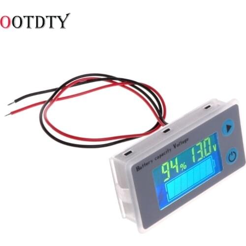 OOTDTY 1Pc 10-100V Universal Battery Capacity Voltmeter Tester LCD Car Lead-acid Indicator