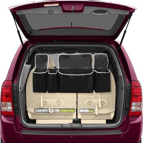 Car Seat Back Organizers High Capacity Multi-use Oxford Cloth Auto Trunk Organizer Backseat Storage Bag Interior Accessories New