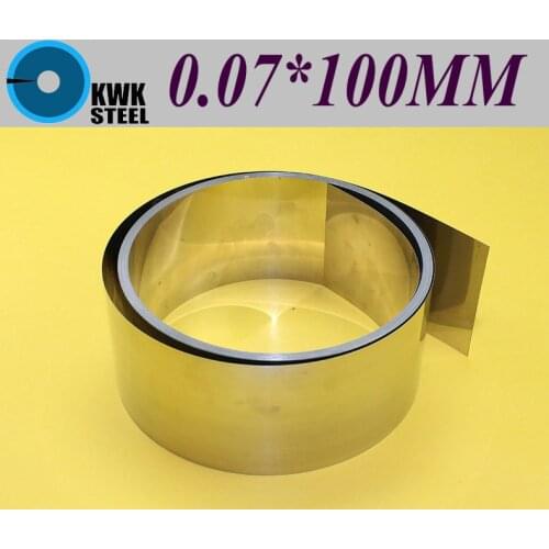 Stainless SUS304 Steel Strips 0.07*100*1000mm in Coil for Molds Distance Washer High Precision Parts Coiled Silicon Steel Sheet