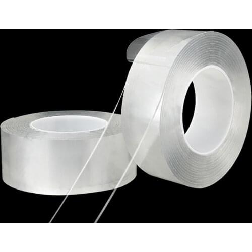 Transparent Multifunctional Double-sided Adhesive Tape Traceless Washable Removable Masking Tapes Glue Household Wall Hangings