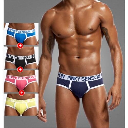 Sexy Men Gay Mens Briefs Soft Male Panties Shorts Breathable Man Underpants Sleepwear Cotton Underwears Briefs