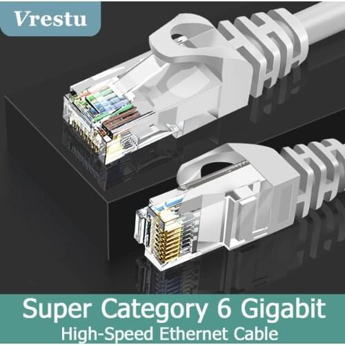Cat6 Ethernet Cable 100Mbps High Speed SSTP UTP Network Patch Ethernet Cat6 Lan Cable for Router PC PS4 TV Laptop RJ45 Cord 10M