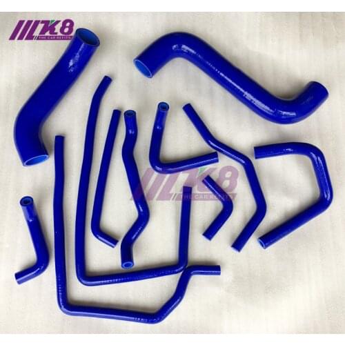 Silicone Radiator Heater Hose Kit For IMPREZA WRX/STi GDA GDB/GB/GG 2000-2008 red/blue/black