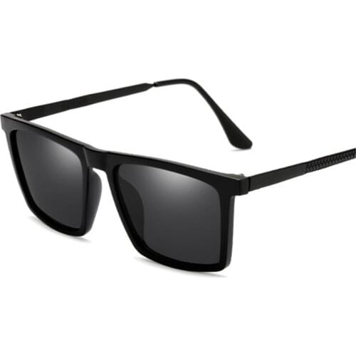 XojoX Rectangle Sunglasses Polarized Men Retro Driving Mirror Sun Glasses Brand Designer Fashion Sunglass Ladies Goggles UV400