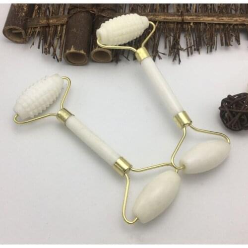 Facial Massage Double Head Jade Roller Skin Care Double Head Massager Roller Body Beauty Tool Healthy 1pc