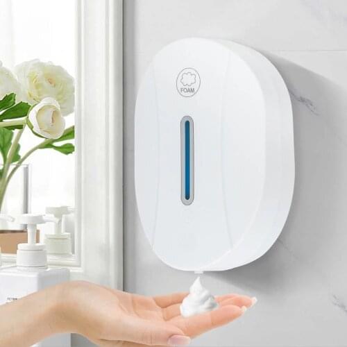 550ml Touchless Automatic Sensor Foam Soap Dispenser Hand Sanitizer Liquid Gel Alcohol Spray Wall Mounted Bathroom Accessories