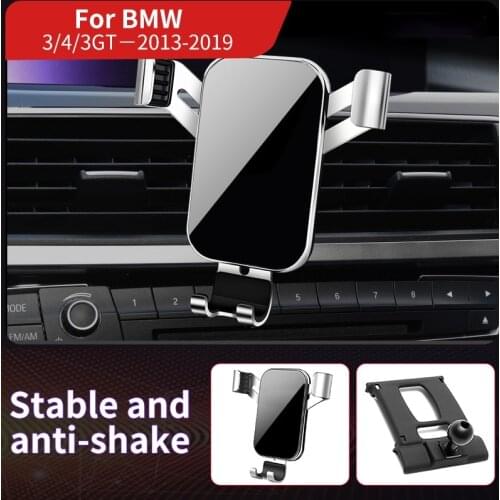 Car Mobile Phone Holder Mounts Stand GPS Gravity Bracket For BMW 3 4 Series 3GT F30 F31 F34 F35 F36 F82 2013-2019 Accessories
