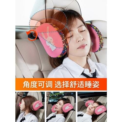 Childrens Automotive Headrest Neck Pillow Car Sleeping Pillow Car Seat Back Sleeping Artifact Car Pillow Creative Utensils