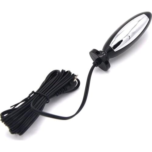 Electro Pulse Shock Anal Butt Plug Electric Shocking Sex Products For Couple, E-Stimulation Anal Plug Medical Themed Sex Toys