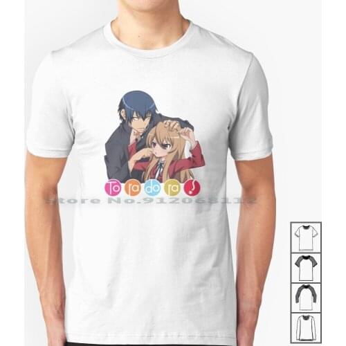Toradora T Shirt 100% Cotton Toradora Anime Manga Kawaii Tiger Taiga Aisaka Japanese Minori Kuroko No Basket Kuroko No Basuke