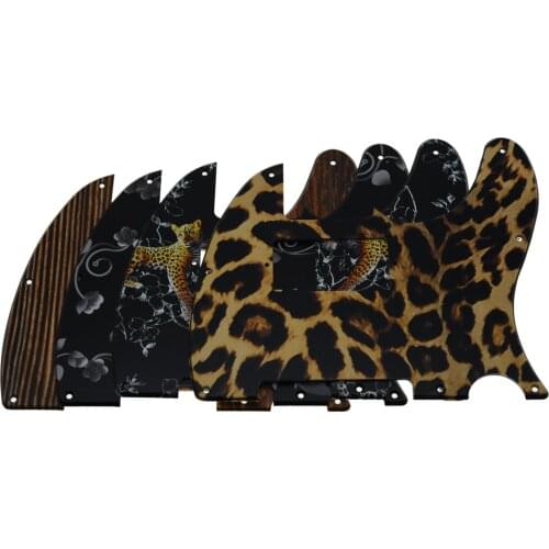 KAISH 3D Printed Plastic Tele Humbucker Pickguard Scratch Plate with screws Various Colors for Telecaster Guitar