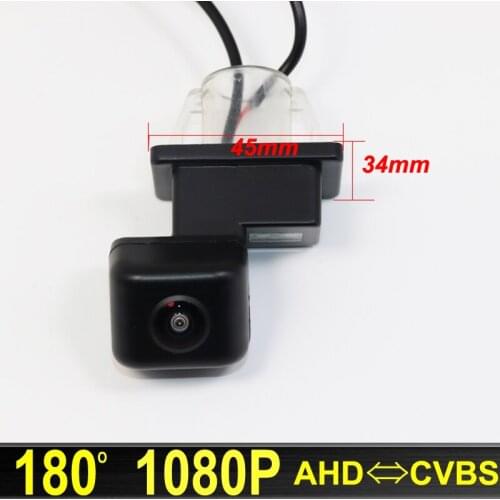 180 Degree 1080P AHD Night Vision Vehicle Car Rear View Backup Parking Camera For Benz C300 E200 E260 C200 E300L E200L C63 AMG