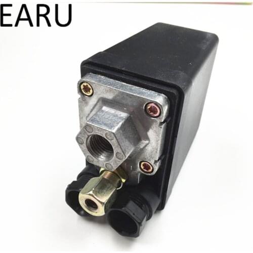 Factory Supplied 240V 15A 175PSI Air Compressor Pressure Control Switch Valve Plastic Shell