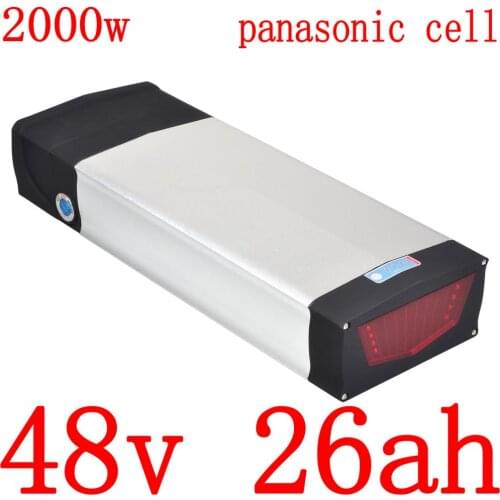 48V 1000W 2000W Ebike Battery 48V 26AH electric bicycle battery 48V 15Ah 17Ah 20Ah 23Ah 25Ah Lithium battery use panasonic cell
