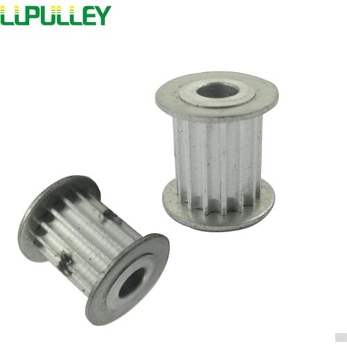 LUPULLEY Timing Pulley HTD3M 16Teeth Wheel Pulley Bore Diameter 4/5/6/6.35mm Fit Belt Width 15mm For CNC Machine 2PCS