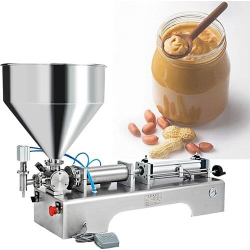 Single-head paste liquid filling machine for honey tomato sauce peanut sauce chili sauce filling machine