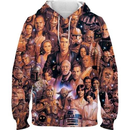 New Movie Star Wars Hoodies Men Women Children Long Sleeve Cool ver Darth Vader 3D Print Sweatshirts Fashion Coat Clothing