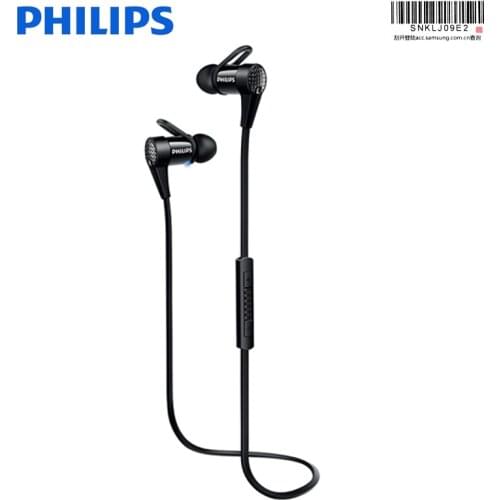 Original Philips Sports Earphone SHB5800 Headset with NFC Function Lithium Battery Micro USB for Samsung Galaxy Note 8