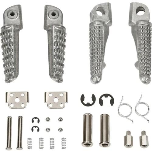 Motorcycle Front & Rear Foot Peg for Kawasaki ZX-6R 03-12 ZX-10R 04-12 ZX-9R 98-03